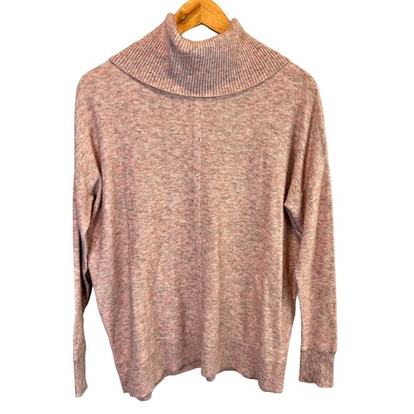 Sundance Pink Spacedye Cowl Neck Sweater - size Small - Picture 1 of 6